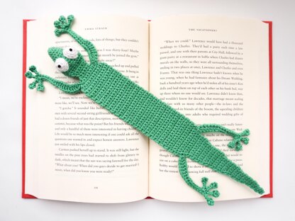 Gecko Bookmark Crochet Pattern