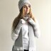 “Snowy” Hat, Fingerless Gloves and Scarf