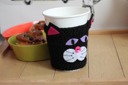 Black Cat Cup Cosy