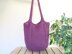 Large Knit Tote Bag