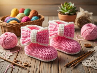 Crochet Baby Booties Pattern | Easy Converse Style Shoes PDF + Video Tutorial | Handmade Newborn Gift