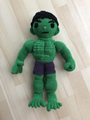 Green Monster amigurumi doll