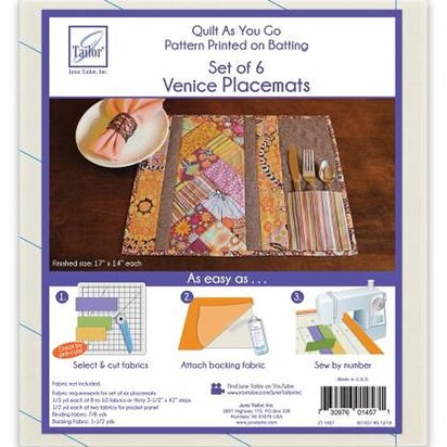 June Tailor Inc Quilt As You Go Placemat - Venice