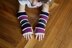 Striped arm warmer pattern