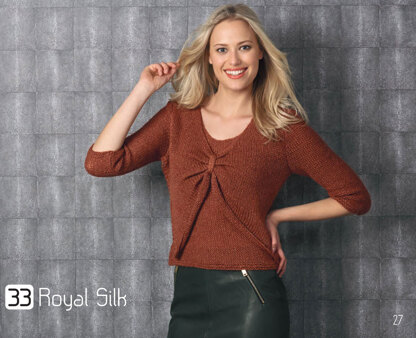 Sweater in Katia Royal Silk