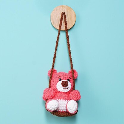 Strawberry Bear Car Hanging