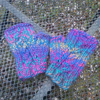 Cable Chunky Mitts