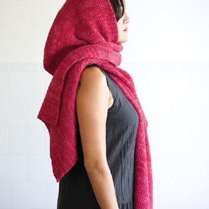 Hooded Wrap - knitting pattern