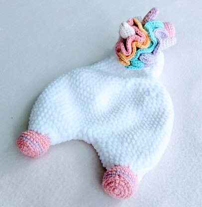 Sleepy Unicorn Comforter, Unicorn Lovey