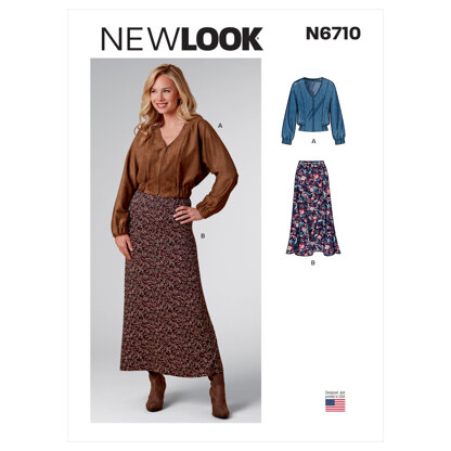 New Look Sewing Pattern N6710 Misses' Jacket and Skirt - Paper Pattern, Size A (8-10-12-14-16-18)