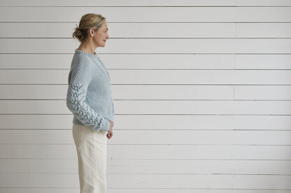 Debbie Bliss Lace With Bobble Sweater PDF