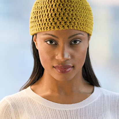 Crochet Beanie in Blue Sky Fibers Worsted Cotton 