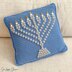 Menorah Bobble Stitch Pillow