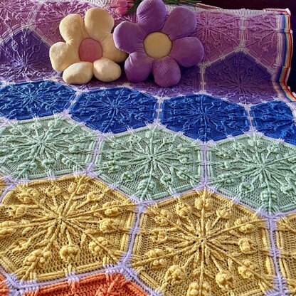 Chasing Rainbows Finding Tulips Blanket