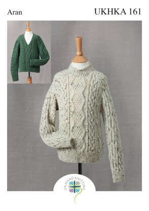 UKHKA 161 Country Sweater - UKHKA161pdf - Downloadable PDF