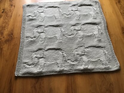 Easy Elephant Baby Blanket