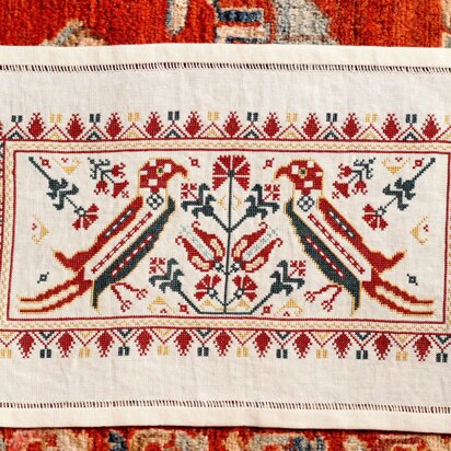 Avlea Folk Embroidery Macedonian Birds - Downloadable PDF