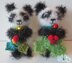 Holly Jolly Panda Hanging Ornament