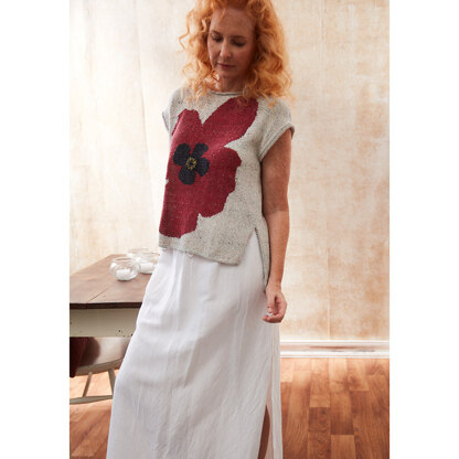 Isidora Woman's Shirt in Schachenmayr Denim Tweed - S11182 - Downloadable PDF