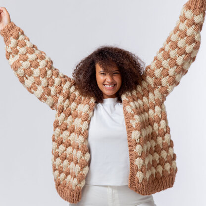 Rib Yoke Sweater - Knitting Pattern For Women in Debbie Bliss Cashmerino  Aran by Debbie Bliss