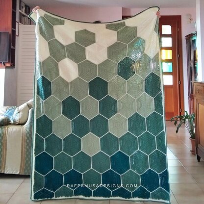 Solid Hexagons Blanket