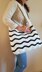 Chevron beach bag