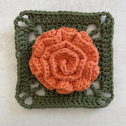 Carnation Granny Square