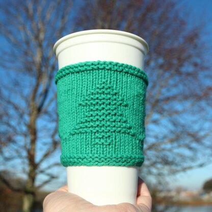 Small Christmas Tree Cup Cozy