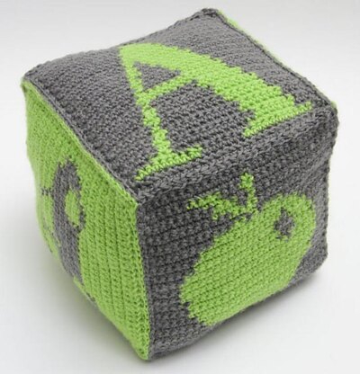 ABC crochet cube