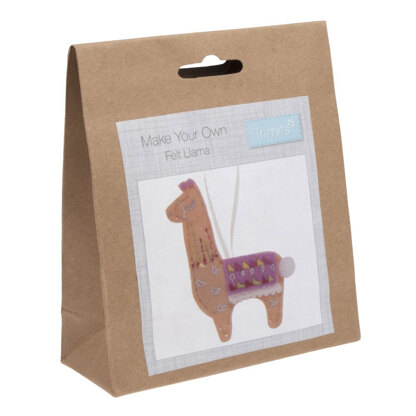 Trimits Felt Sewing Kit: Llama