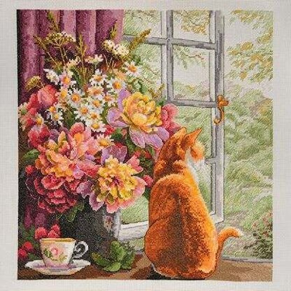 Merejka Summer Afternoon Cross stitch kit - 29cm x 29cm