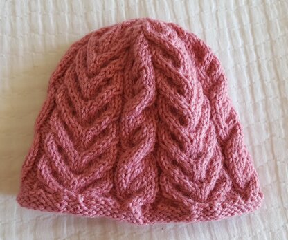 Becky - 12ply Cable Beanie