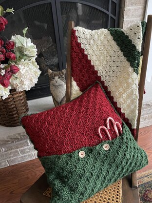 Christmas C2C Pocket Pillow