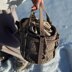 Bucket bag in baldric