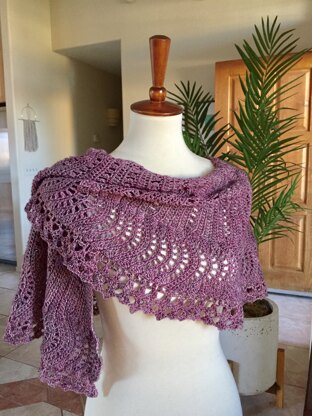 Amethyst Crystal Shawl