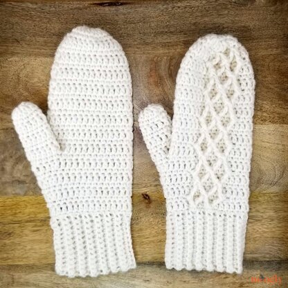 Diamond Mittens