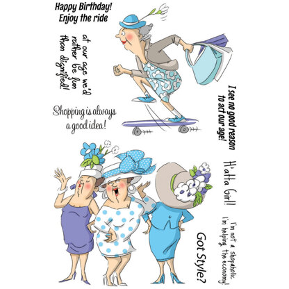 Hampton Art Art Impressions People Clear Stamps - Got Style