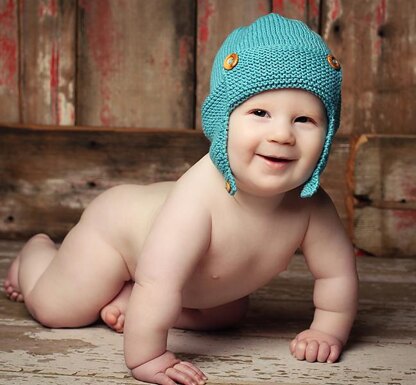 Wright-Flyer Baby Aviator Hat