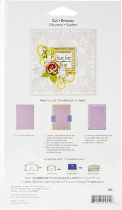 Spellbinders Nestabilities Dies By Becca Feeken - Candlewick Classics Squares