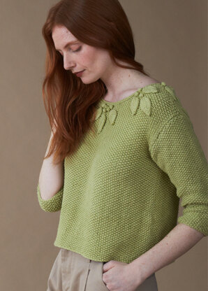 Chelsea Sweater - Knitting Pattern For Women in Debbie Bliss Cotton DK