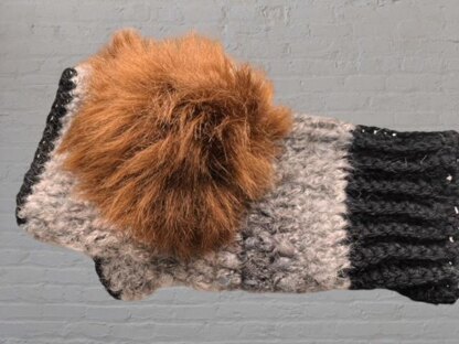 Mismatch Mohair Mittens