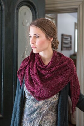 Ceonothus Shawl in Berroco Artisan - 363-1 PDF (Free)