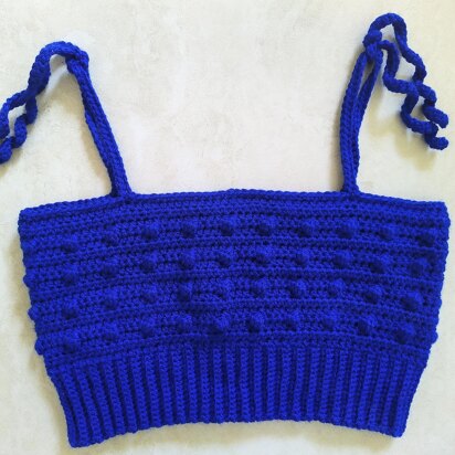 Crochet Pattern - Basic Bobbles Crop Top