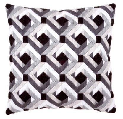 Vervaco Diamonds Long Stitch Cushion Front - 40 x 40cm