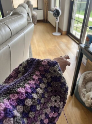Campfire Hexagon cardigan #4