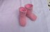 Gorgeous Pink Baby Booties