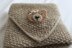 Happy Teddy Scarf + crochet applique