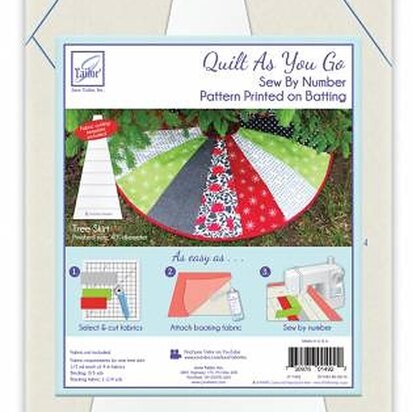 June Tailor Inc Quilt As You Go Tree Skirt
