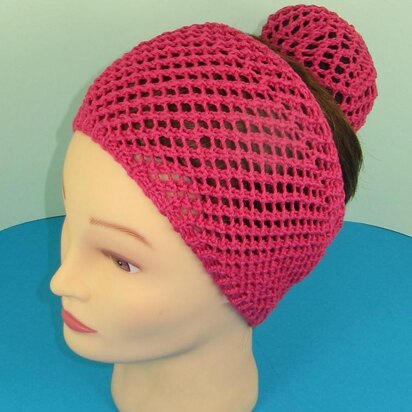 Ballerina Wide Easy Lace headband and Bun Cover