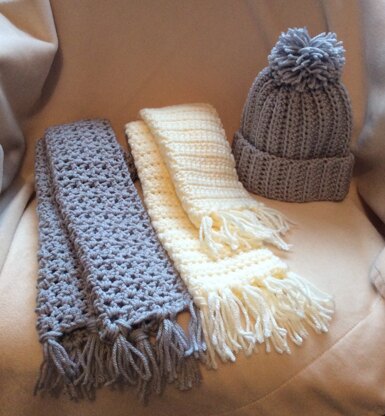 Chunky hats  and scarves